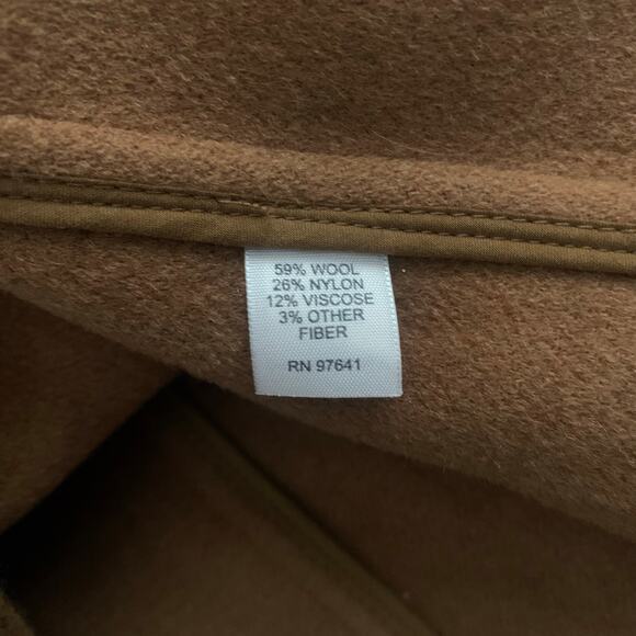 J. JILL Jacket Blazer M Asymmetrical 3 Button Wool Blend Oversized Collar Unline - Picture 12 of 14